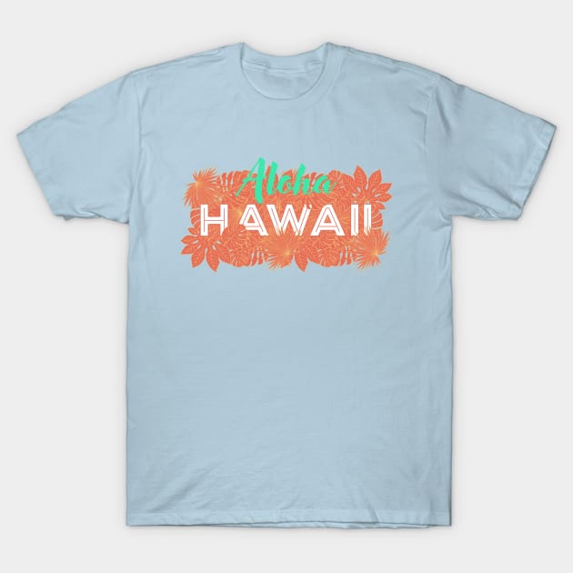 Aloha Hawaii T-Shirt by Bosadia